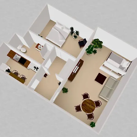 Apartment Greenbnbs: Cozy Urban Jungle In The Centre
